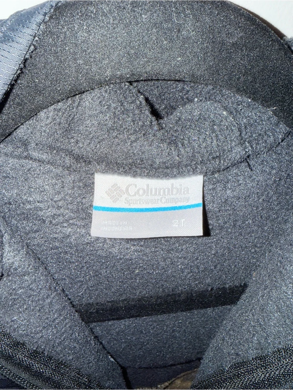Columbia Black Fleece-Lined Hooded Jacket